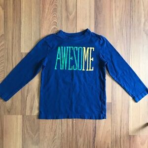 Crazy 8 Little Boy’s Long Sleeve Graphic Tee Size S(5-6)